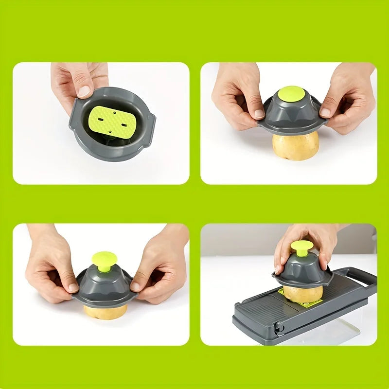 Cortador Profissional 16 em 1 Domus - Fatie e Pique Legumes em Segundos